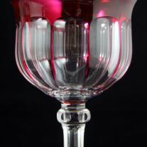 French Cut Crystal Pair of Goblets