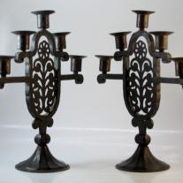 Goberg German pair of candelabra