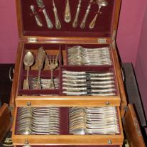 Ercuis French silverplated Flatware set