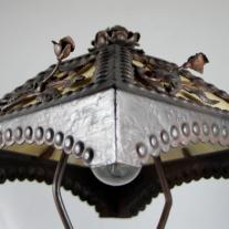 German Wrought Iron Lamp