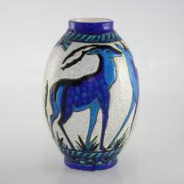 Art Deco Charles Catteau - Boch Freres Ceramic Vase