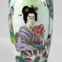 Pair of Japanese Cloisonne Enameled Vases