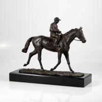 Rene Paris -  Jockey Bronze Figure
