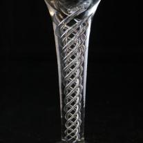 Pair of Oversized Bohemian Crystal Goblets